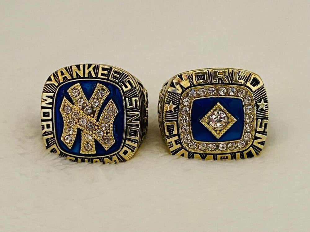 2 PCS NEW YORK Yankees World Series Champions Ring Set W Box,  SHIP 1977/78 - EB Sports Champion's Cache