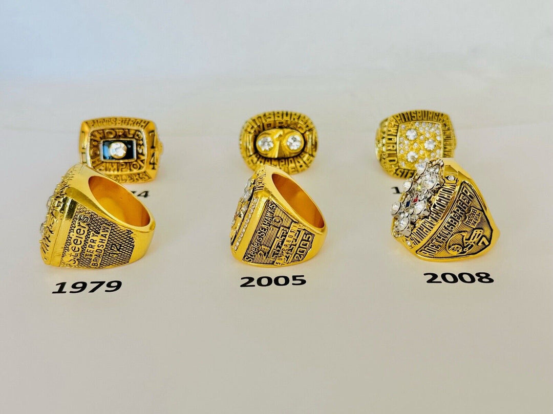 Pittsburgh Steelers Ring, Super Bowl Championship, PICK YOUR #, USA SHIP - EB Sports Champion's Cache
