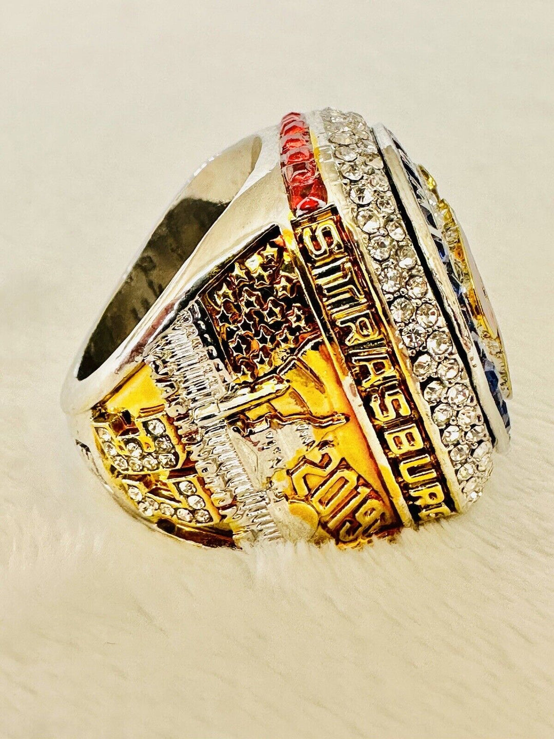 2019 Washington Nationals World Series Championship Ring W Box,  SHIP - EB Sports Champion's Cache