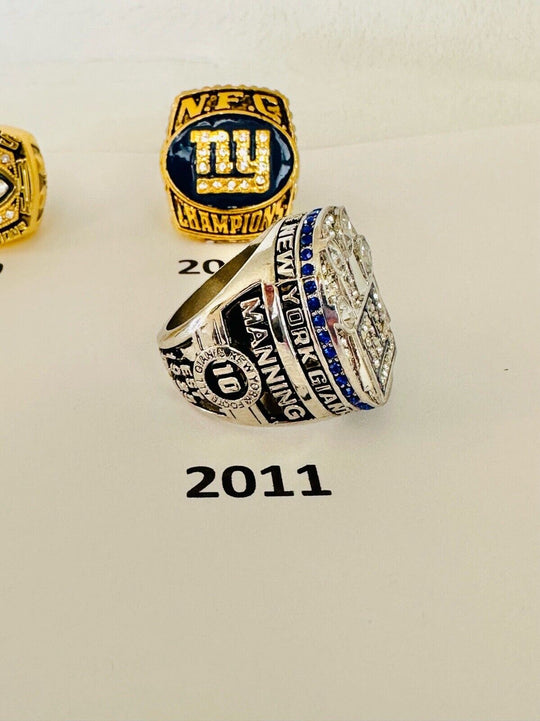 New York Giants Championship Ring W Box, US SHIP, PICK YOUR RING!!! - EB Sports Champion's Cache