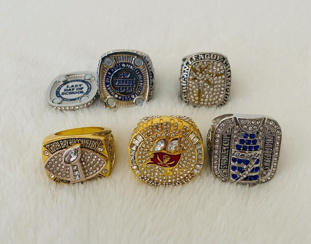 Tampa Bay Ultimate Ultimate Collection Championship Ring SET,  SHIP - EB Sports Champion's Cache