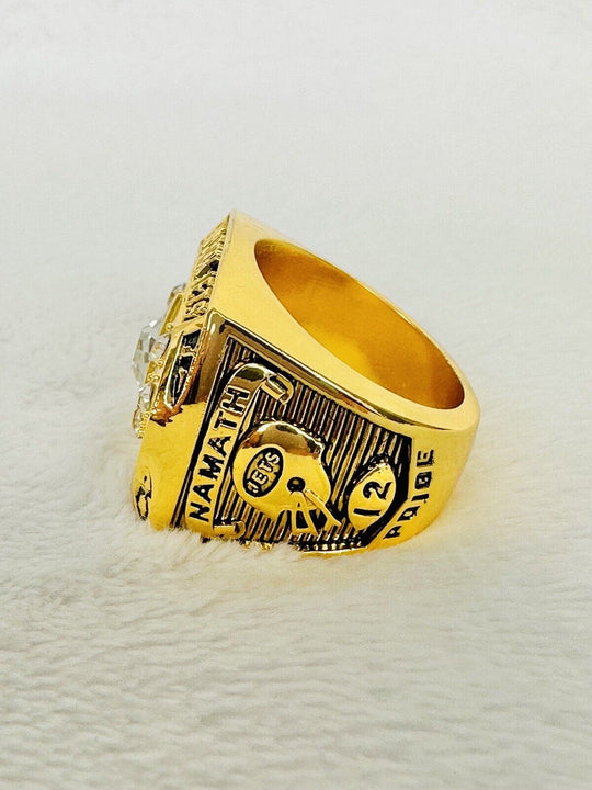 New York Jets 1968 Championship Ring W Box, Namath, US SHIP - EB Sports Champion's Cache