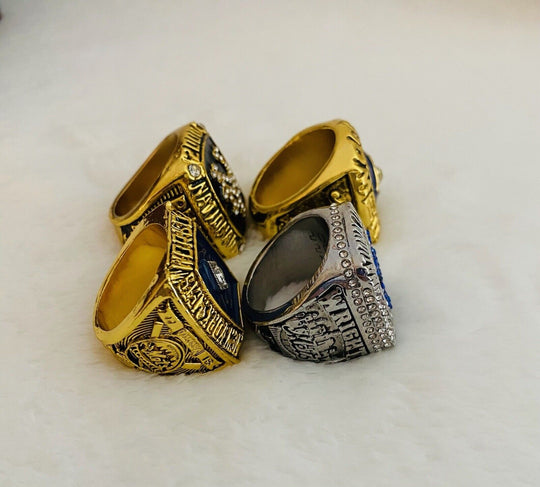 4 PCS New York Mets Championship Ring Set Complete,  SHIP - EB Sports Champion's Cache