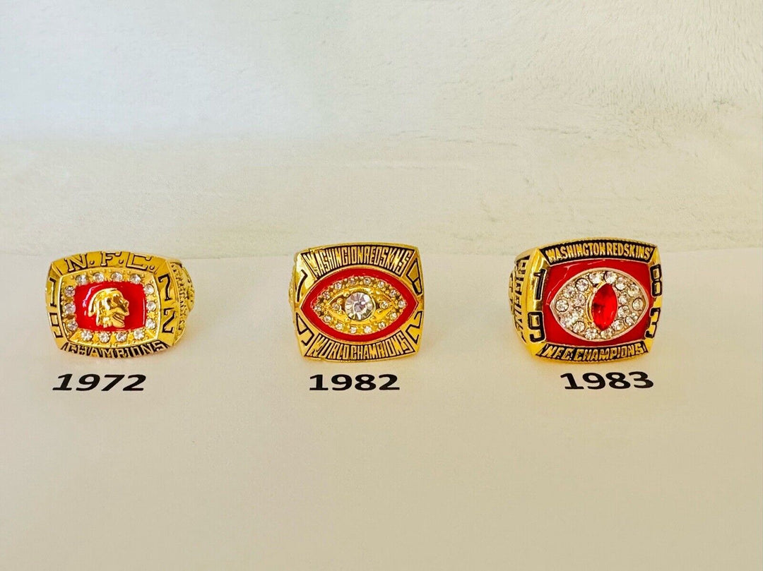 Washington Redskins Championship Ring W Box, PICK YOUR RING, USA Ship - EB Sports Champion's Cache