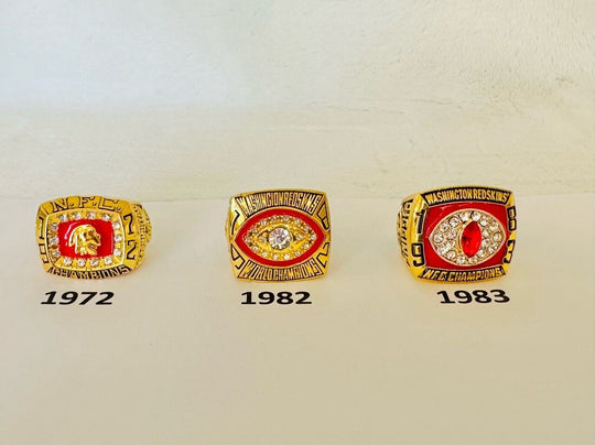 Washington Redskins Championship Ring W Box, PICK YOUR RING, USA Ship - EB Sports Champion's Cache