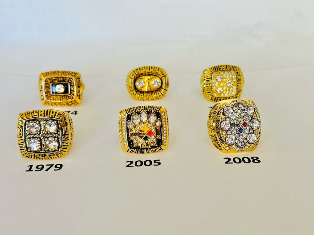 Pittsburgh Steelers Ring, Super Bowl Championship, PICK YOUR #, USA SHIP - EB Sports Champion's Cache