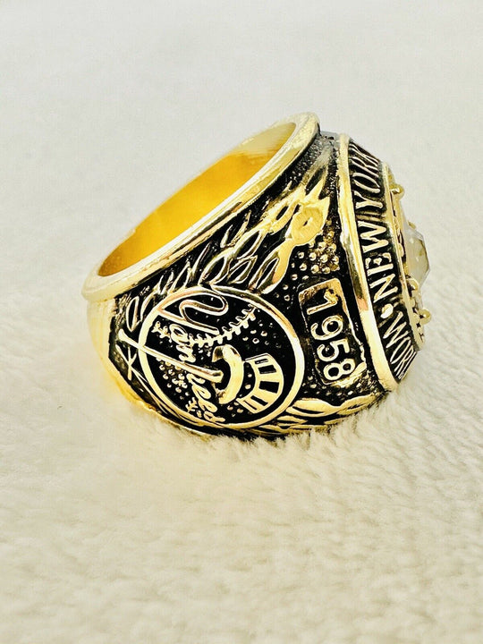 1958 NEW YORK Yankees World Series Champions Replica Ring W Box,  SHIP - EB Sports Champion's Cache