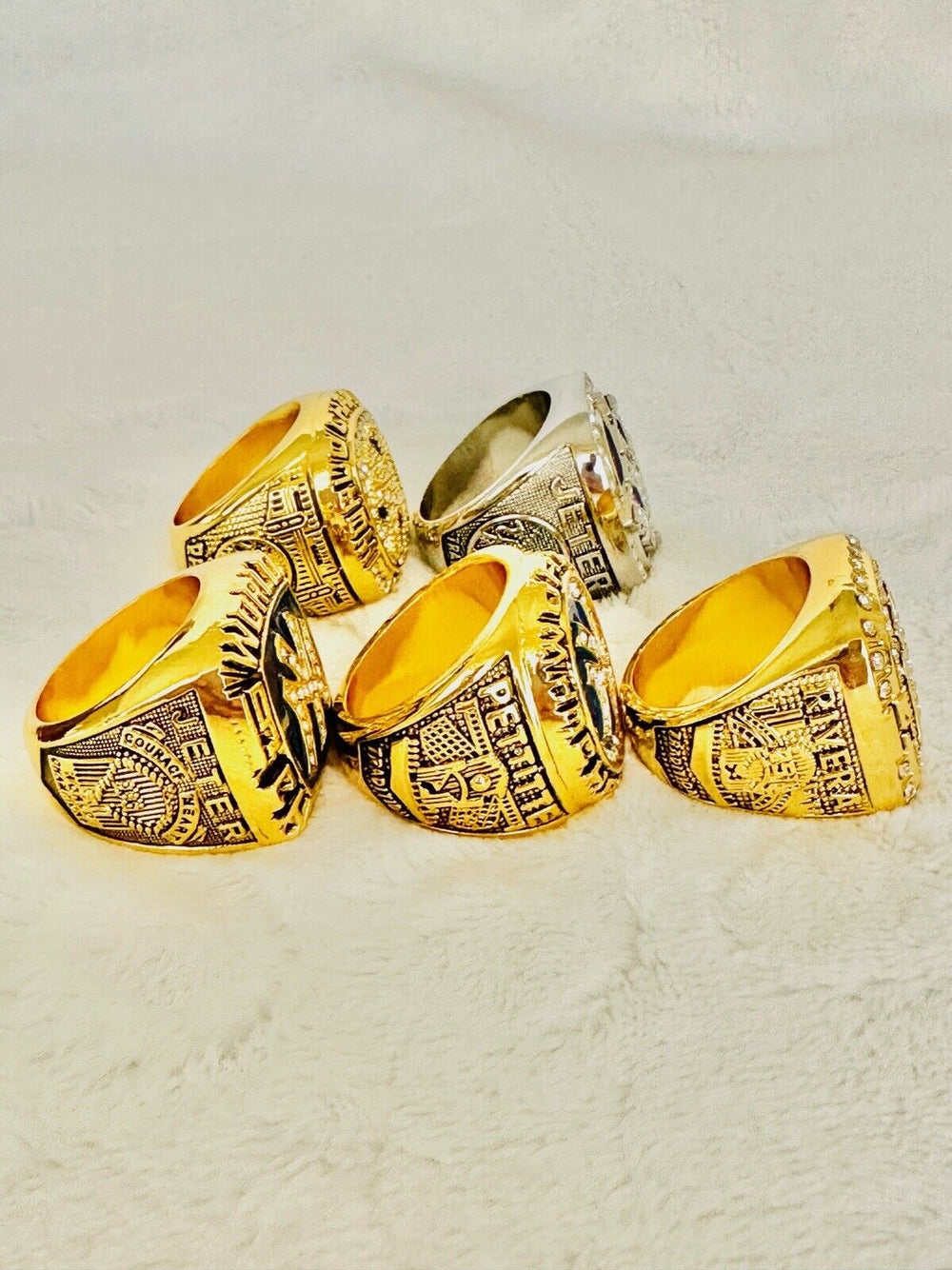 5 PCS NEW YORK Yankees World Series Champions Ring Set, US SHIP 1996-2009 - EB Sports Champion's Cache