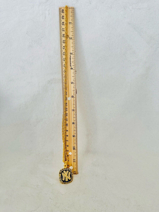 1977 NEW YORK Yankees World Series Championship Pendant Necklace,  SHIP - EB Sports Champion's Cache