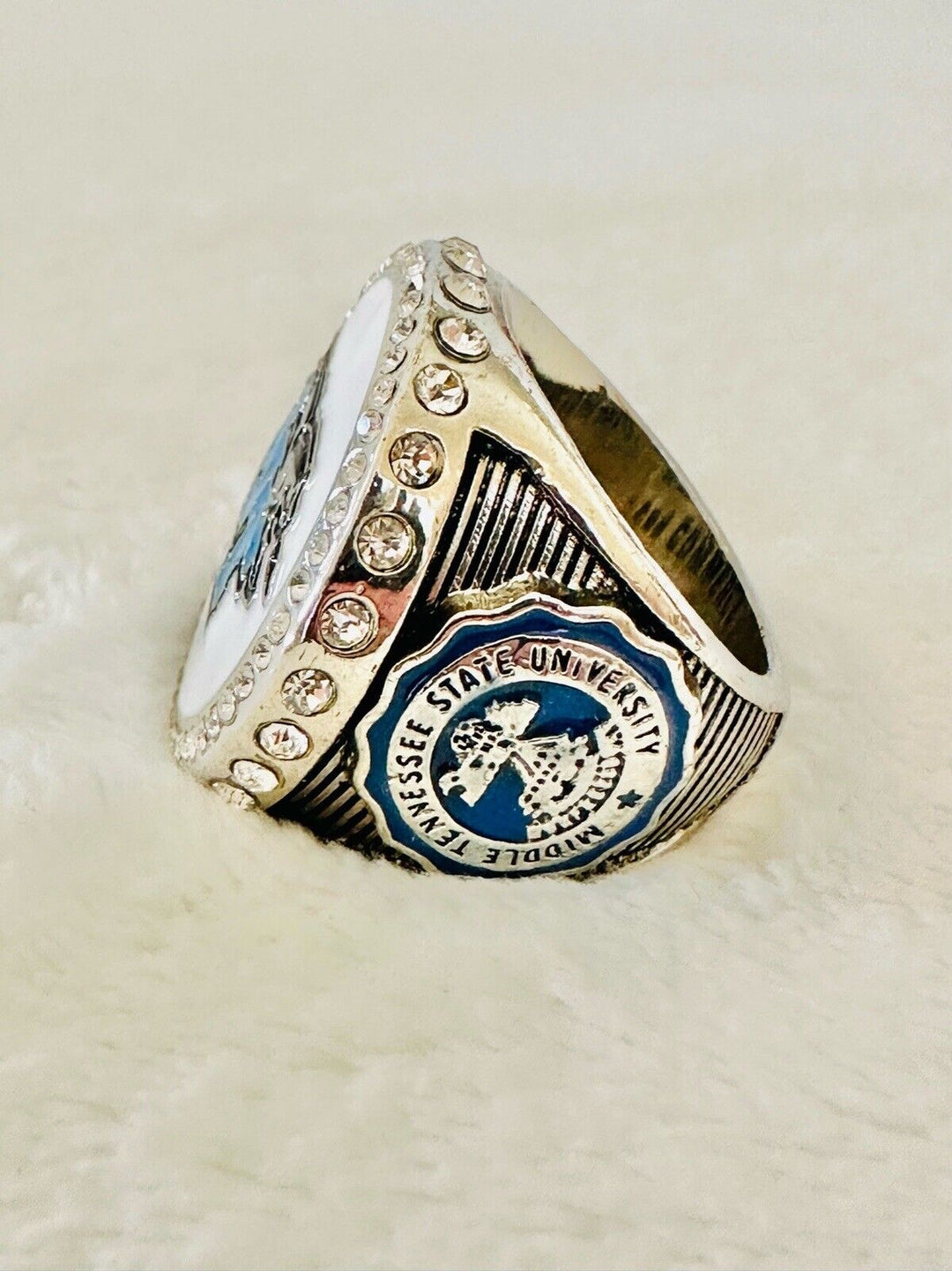 Middle Tennessee State Blue Raiders SP Brass Championship Ring W Box, US SHIP - EB Sports Champion's Cache