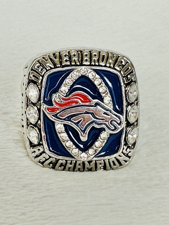 2013 Denver Broncos AFC Championship Ring W Box, Manning, US SHIP - EB Sports Champion's Cache