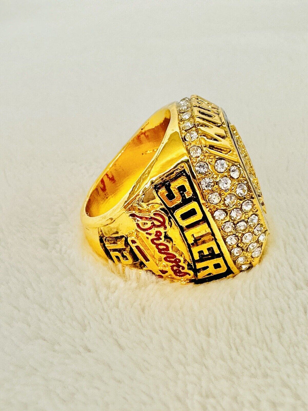 2021 Atlanta Braves World Series Champs Ring, USA  SHIP - EB Sports Champion's Cache