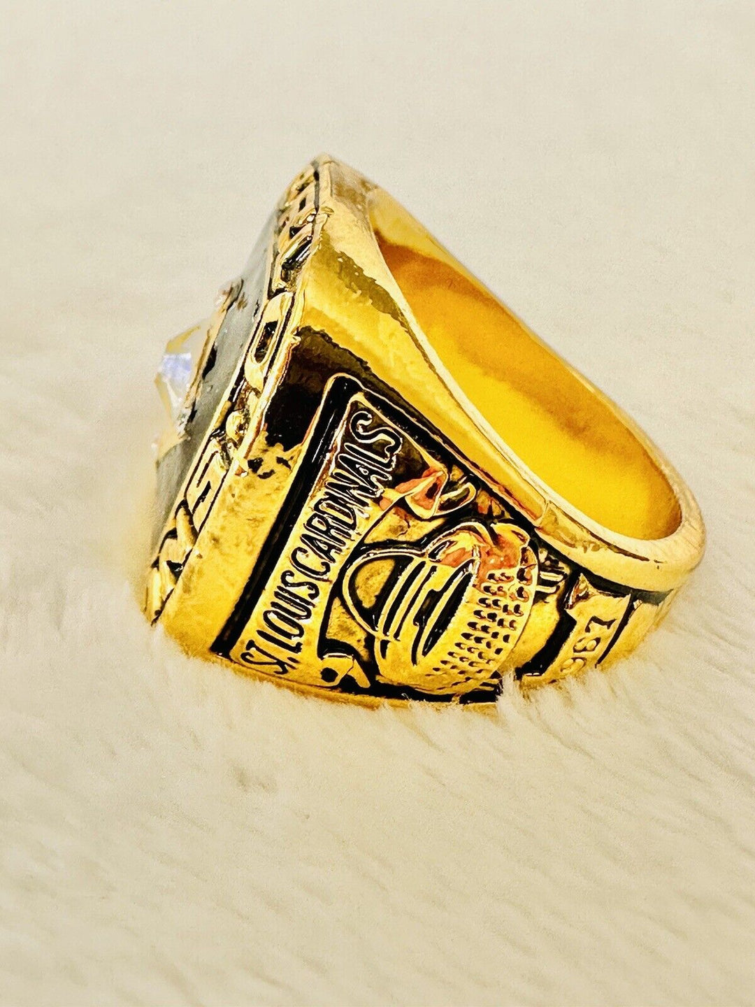 1967 St Louis Cardinals World Series Championship Ring W Box,  SHIP - EB Sports Champion's Cache