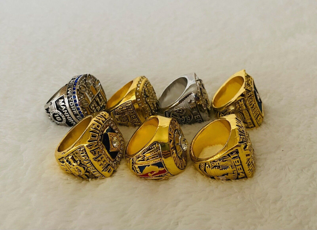 New York Ultimate Collection Championship Ring SET, US Ship NFL/MLB/ NHL - EB Sports Champion's Cache