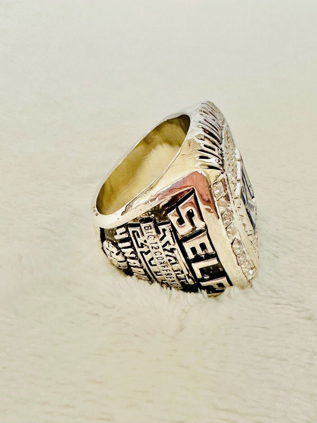 2008 Kansas Jayhawks Basketball National Championship Ring W Box, US SHIP - EB Sports Champion's Cache