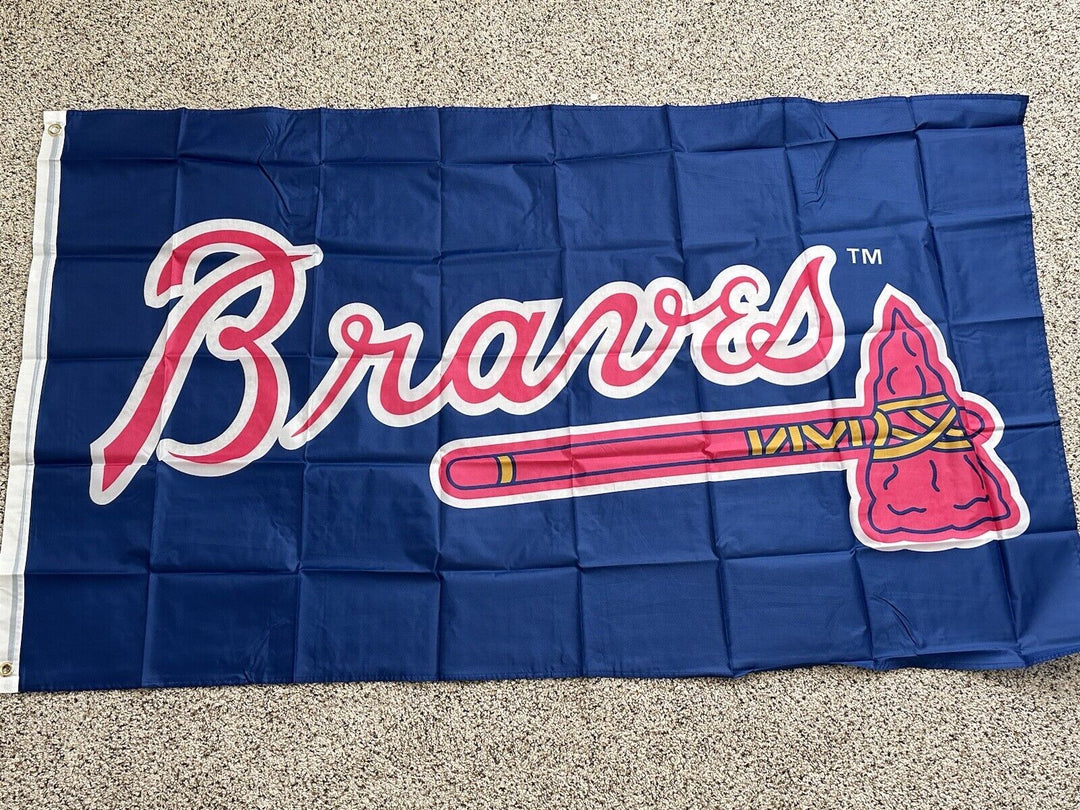 Atlanta Braves Flag 3x5 Sports Flag 3 x 5 Banner Baseball New Fast USA Ship - EB Sports Champion's Cache