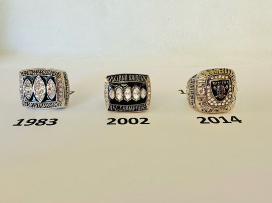 Oakland Raiders Replica Championship Ring, US SHIP, PICK YOUR RING!!! - EB Sports Champion's Cache
