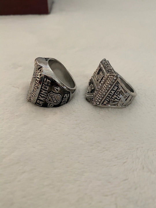 2 PCS LA Kings Stanley Cup Championship Ring SET,  SHIP - EB Sports Champion's Cache