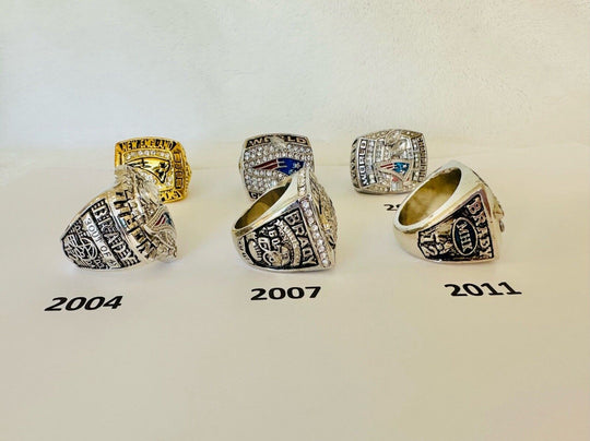New England Patriots Championship Ring W Box Brady, US SHIP, PICK YOUR RING! - EB Sports Champion's Cache
