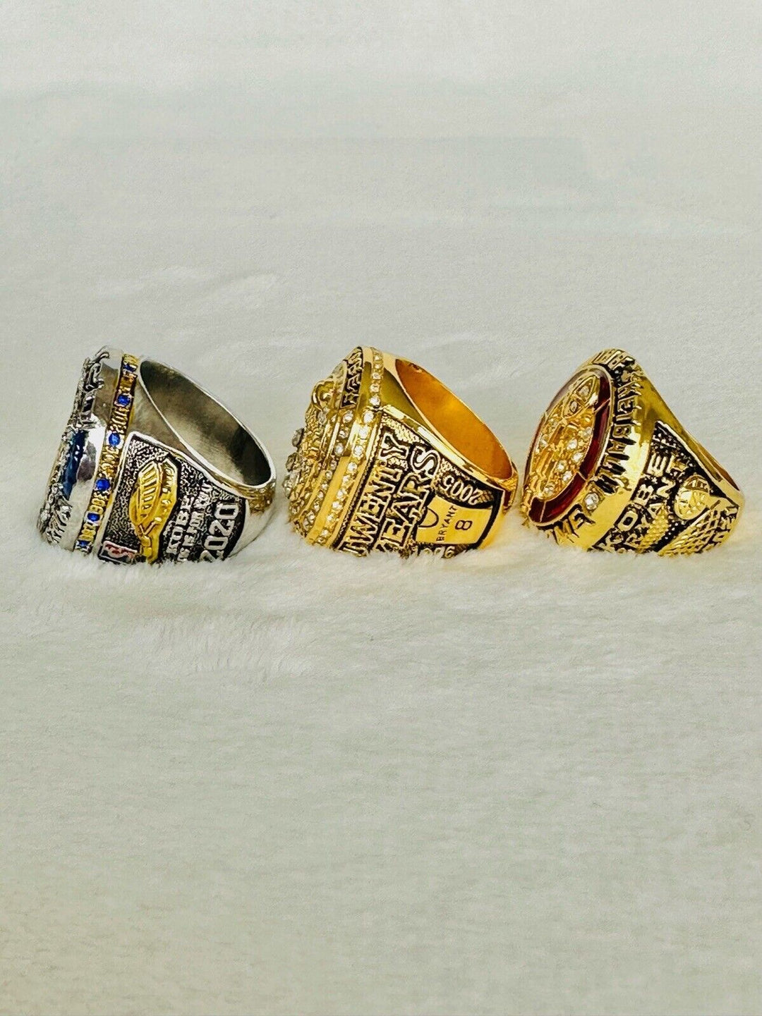 5 Pcs Los Angeles Lakers Kobe Bryant Ultimate Ring Collection Set W Box, US SHIP - EB Sports Champion's Cache