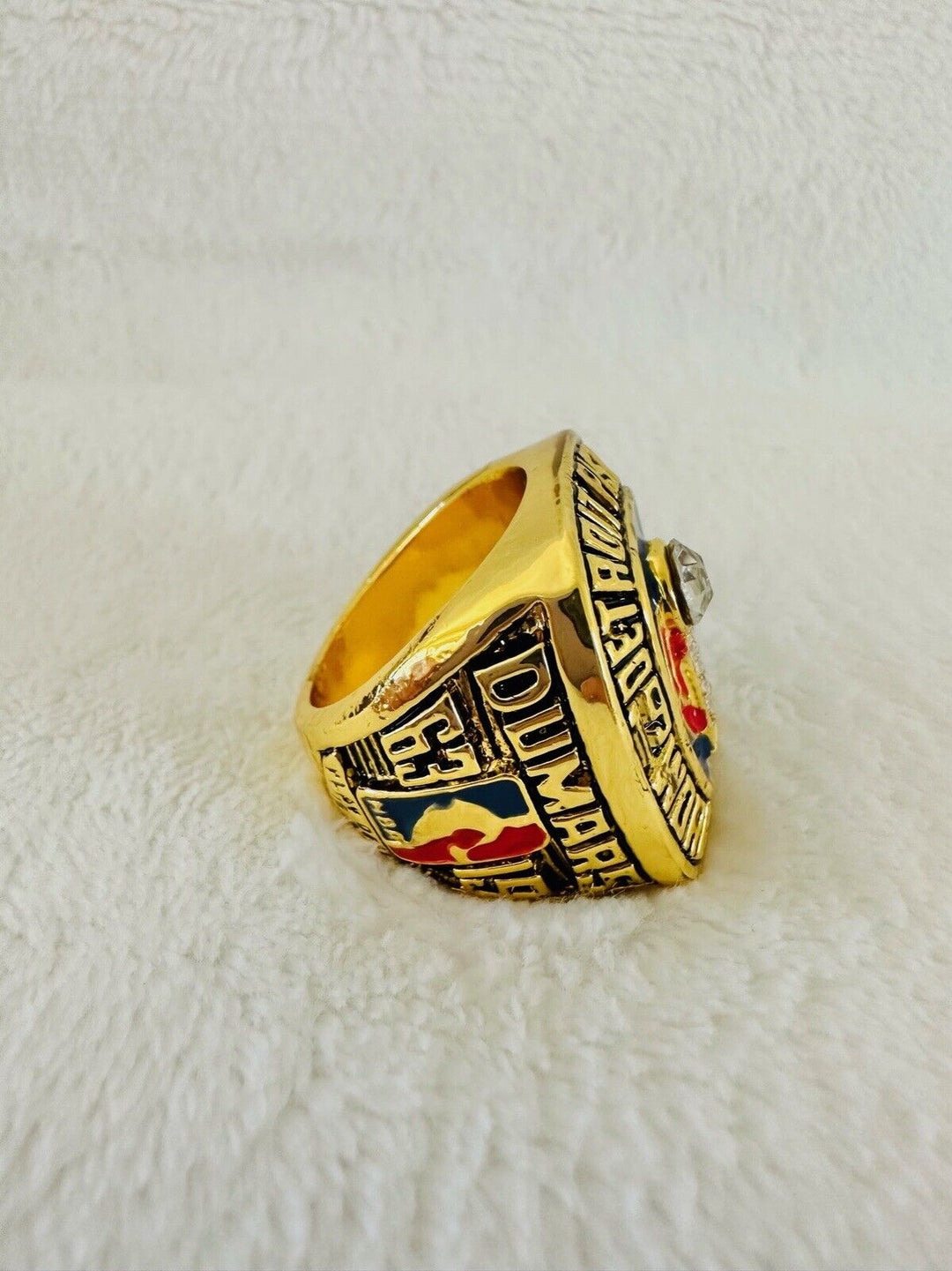1989 Detroit Pistons Championship Replica Ring W Box,  SHIP - EB Sports Champion's Cache