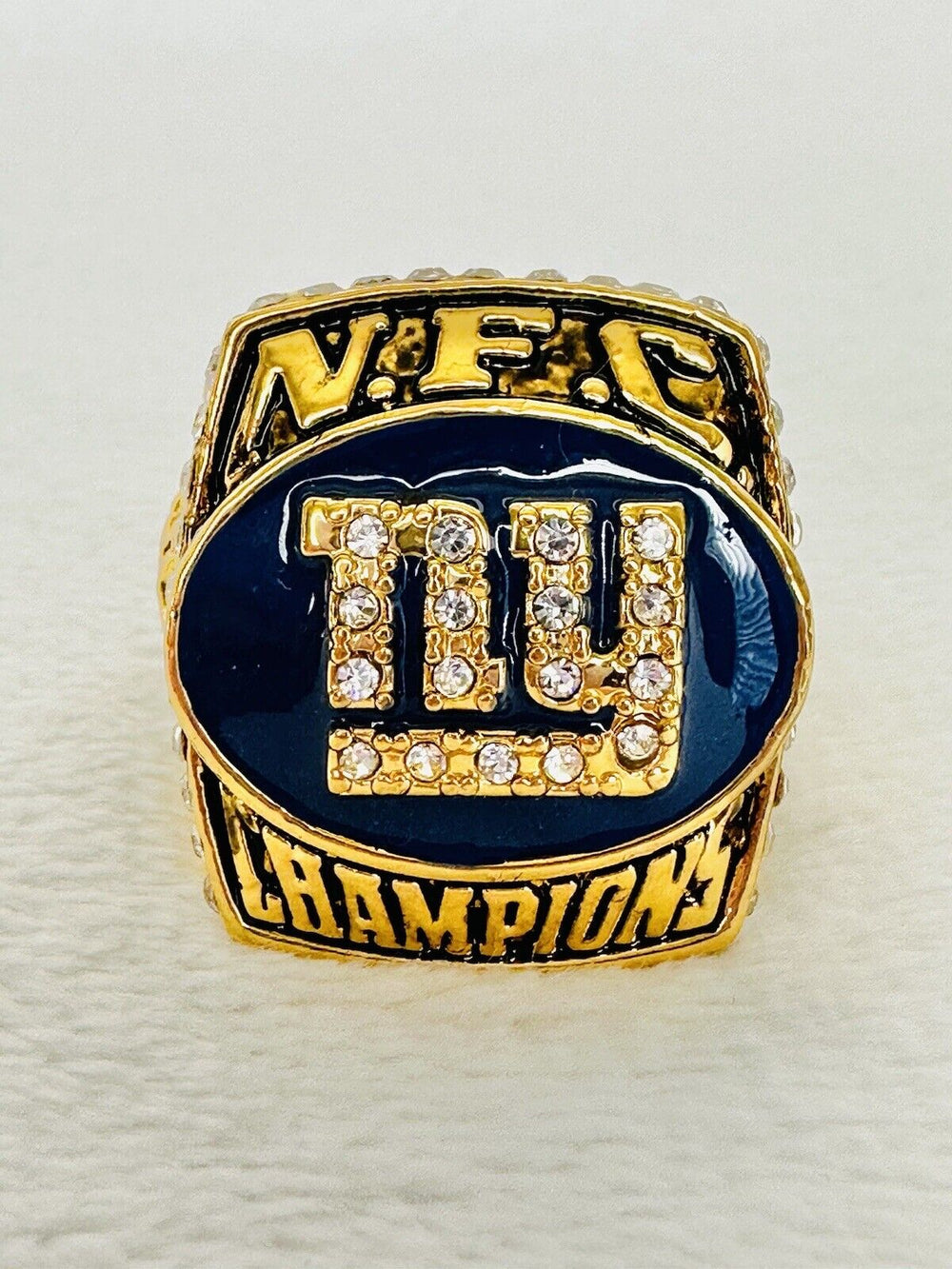 2000 New York Giants NFC Championship Ring W Box, US SHIP - EB Sports Champion's Cache