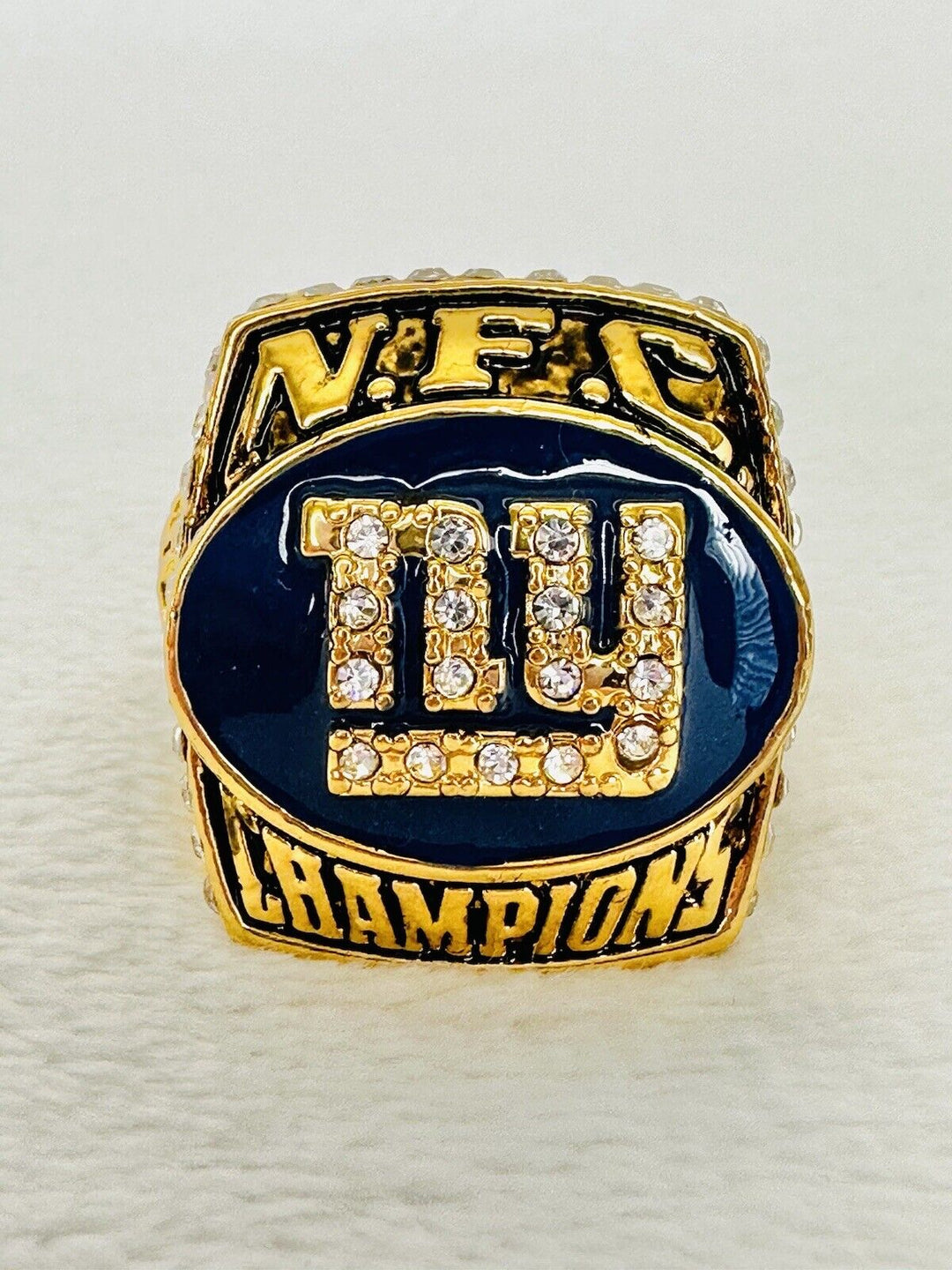 2000 New York Giants NFC Championship Ring W Box, US SHIP - EB Sports Champion's Cache