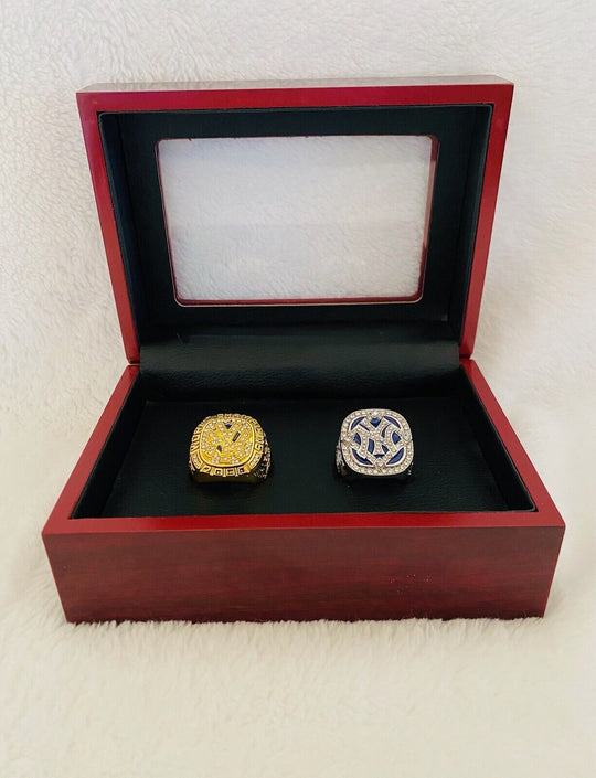 2 PCS NEW YORK Yankees World Series Champions Ring Set W Box,  SHIP 2000/09 - EB Sports Champion's Cache