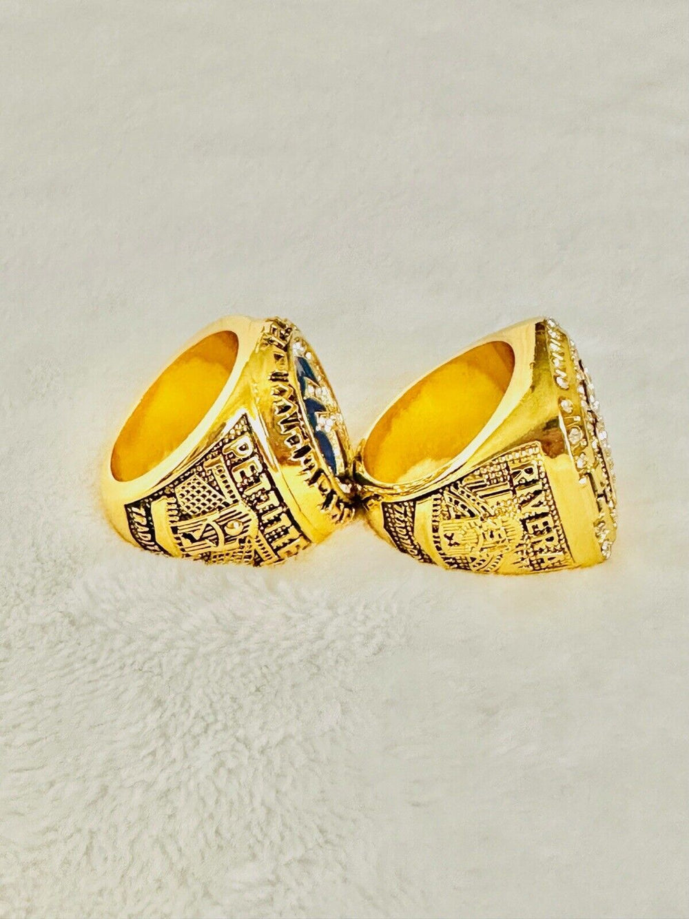 2 PCS NEW YORK Yankees World Series Champions Ring Set, US SHIP 1998/1999 - EB Sports Champion's Cache