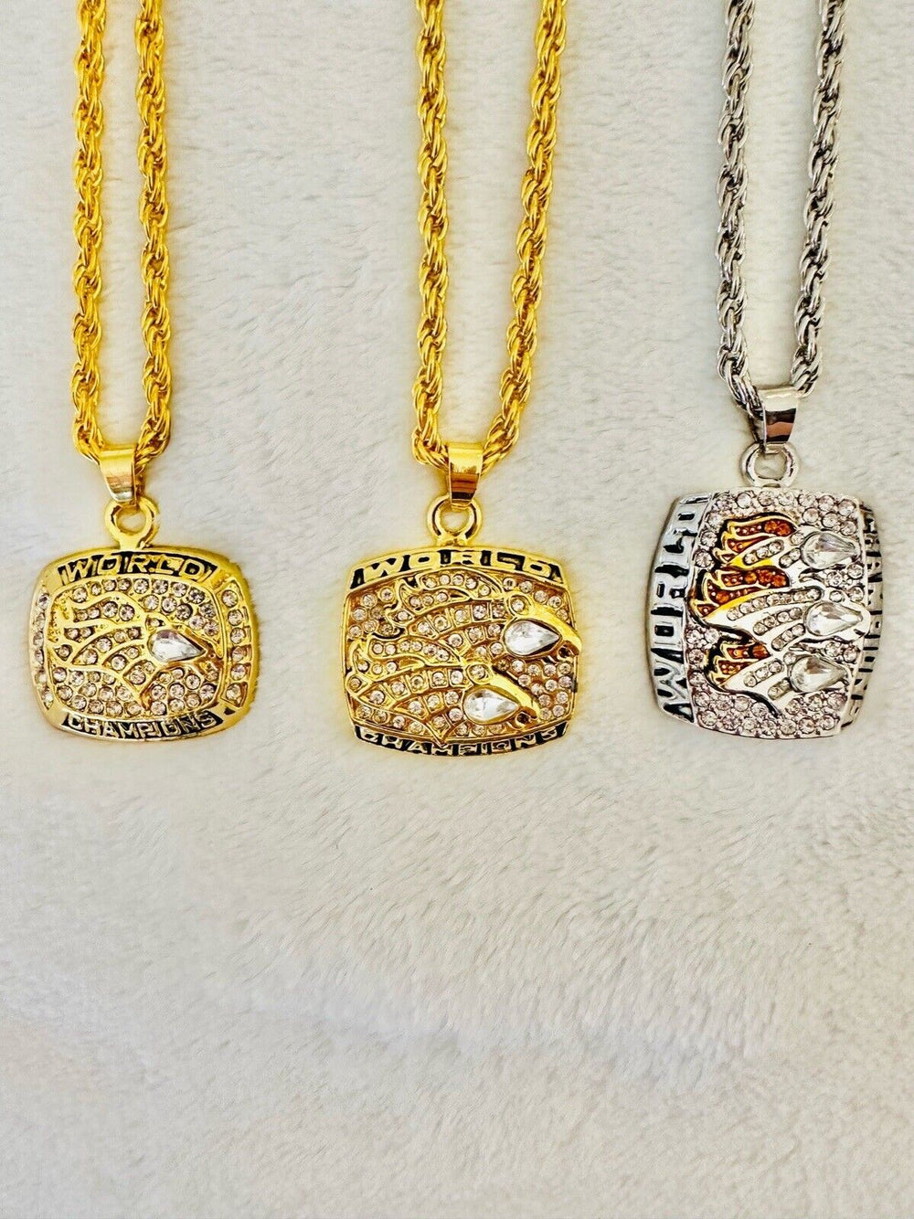 3 PCS Denver Broncos Super Bowl Pendant Necklace, US SHIP - EB Sports Champion's Cache