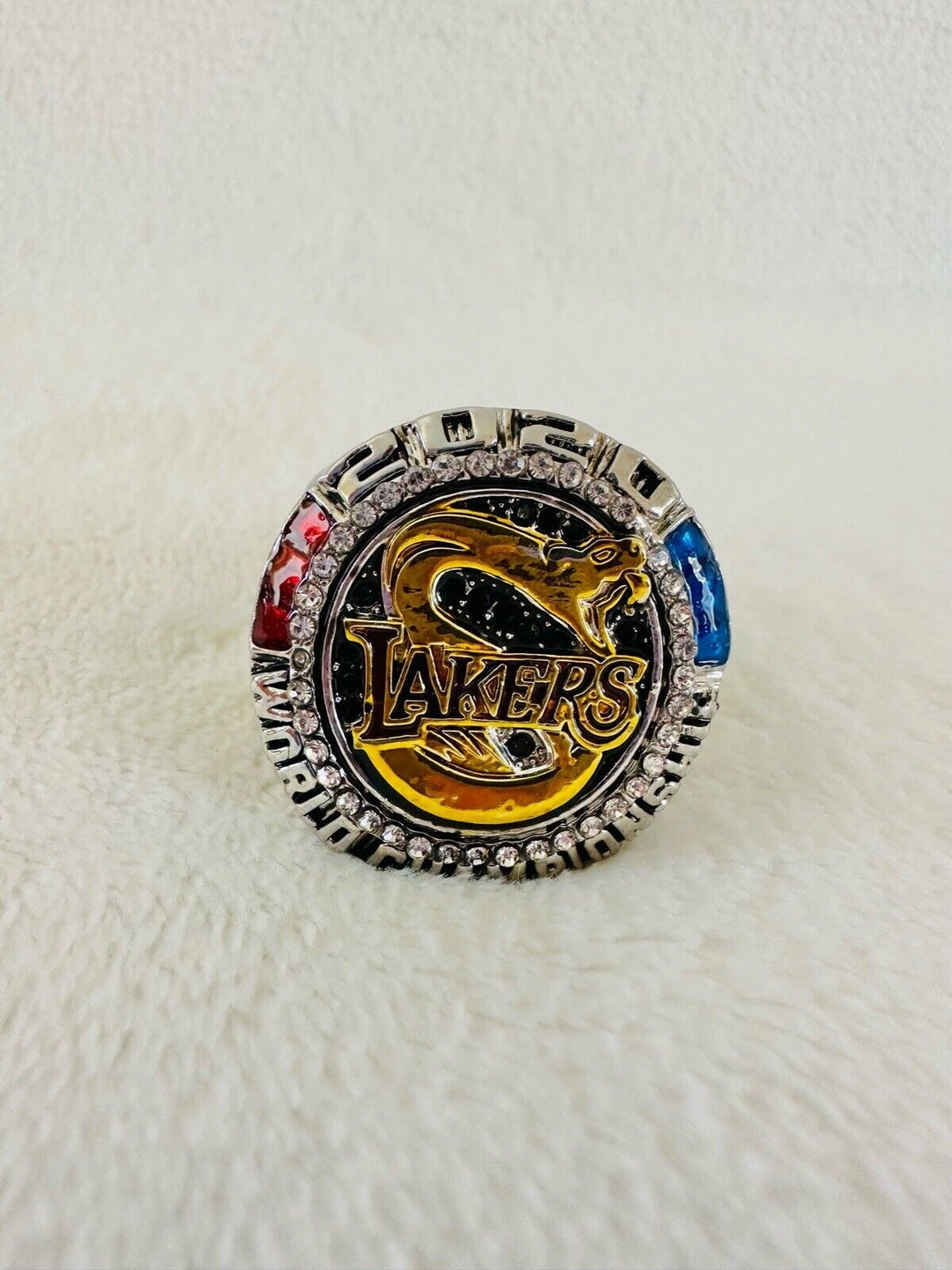 2020 LA Lakers Championship Ring W Box (James) (Black Mamba in Memory of Kobe) - EB Sports Champion's Cache