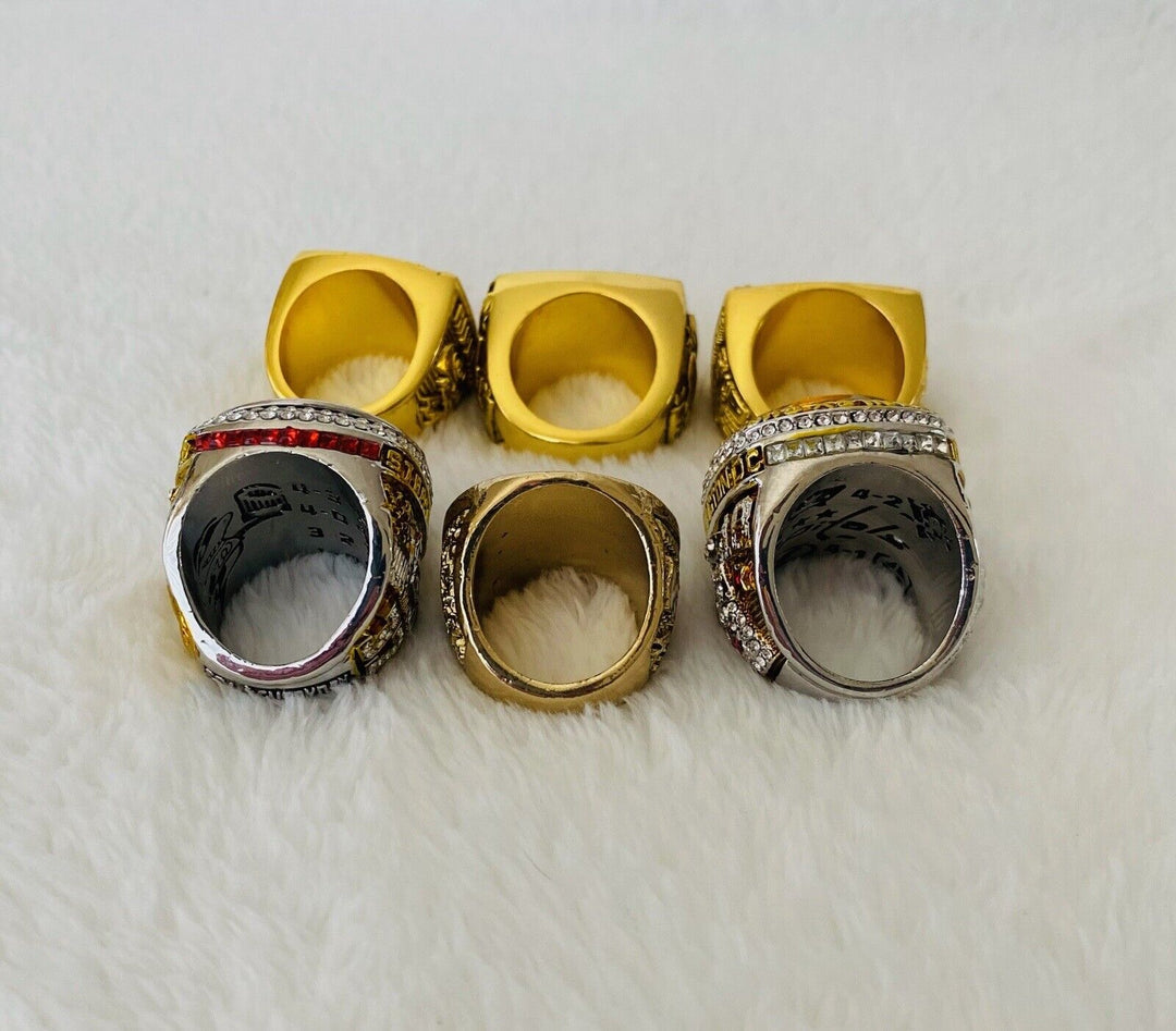 6 PCS Washington Ultimate Collection Championship Ring SET,  SHIP - EB Sports Champion's Cache