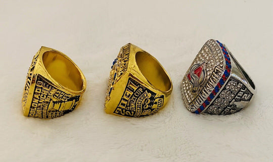 3 PCS Colorado Avalanche Stanley Cup Championship ring Set W Box,  SHIP - EB Sports Champion's Cache