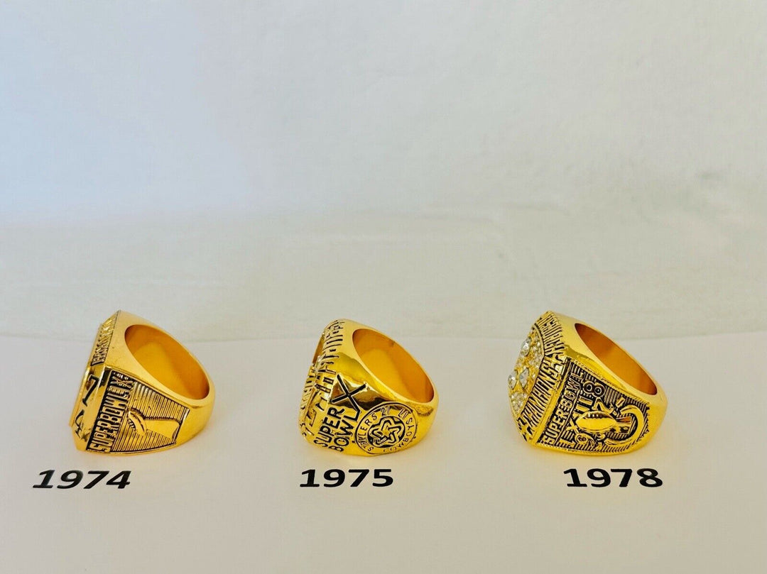 Pittsburgh Steelers Ring, Super Bowl Championship, PICK YOUR #, USA SHIP - EB Sports Champion's Cache