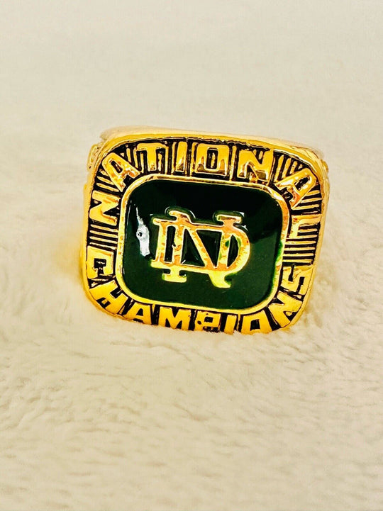 1977 Notre Dame Championship Display fan Ring W Box, US SHIP Joe Montana - EB Sports Champion's Cache