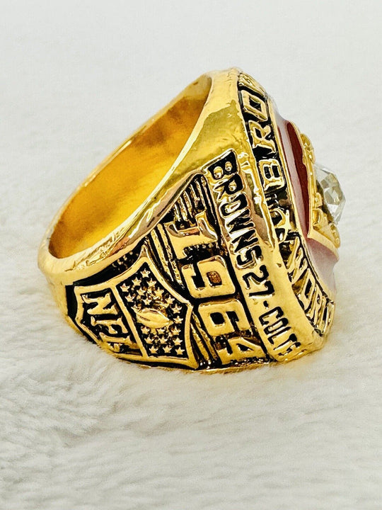 1964 Cleveland Browns Championship Ring W Box- NFL Championship, US SHIP - EB Sports Champion's Cache