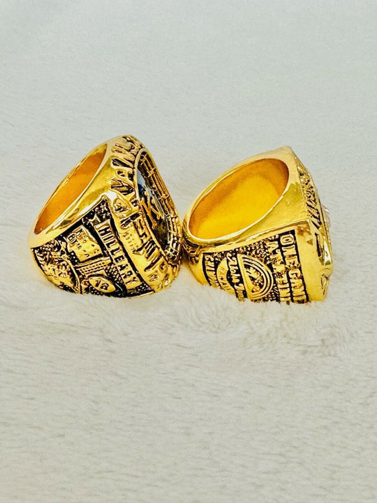 2 PCS Kansas Jayhawks Football Aloha bowl Ring W Box, US SHIP 1998/2012 - EB Sports Champion's Cache