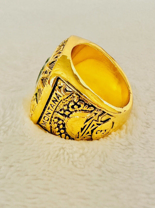 1977 Notre Dame Championship Display fan Ring W Box, US SHIP Joe Montana - EB Sports Champion's Cache