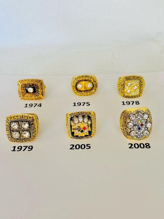 Pittsburgh Steelers Ring, Super Bowl Championship, PICK YOUR #, USA SHIP - EB Sports Champion's Cache
