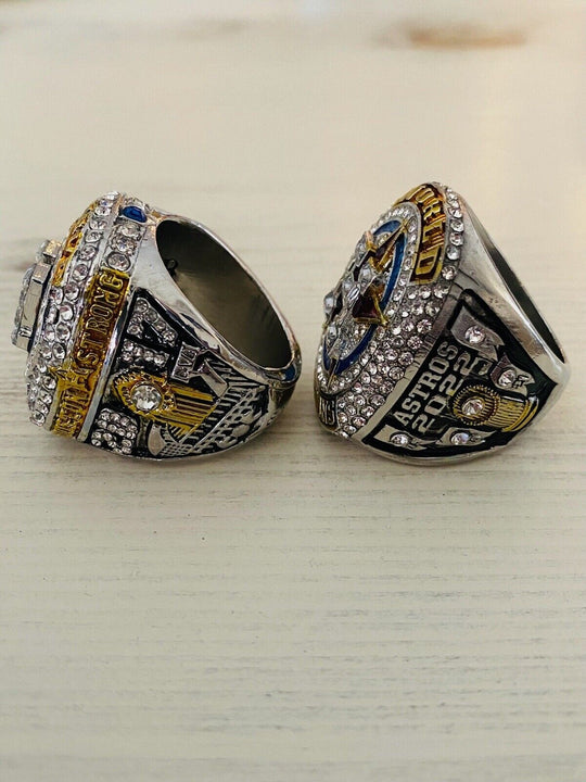 HOUSTON ASTROS World Series CHAMPIONSHIP Ring W Box Set,  SHIP 2017/2022 - EB Sports Champion's Cache