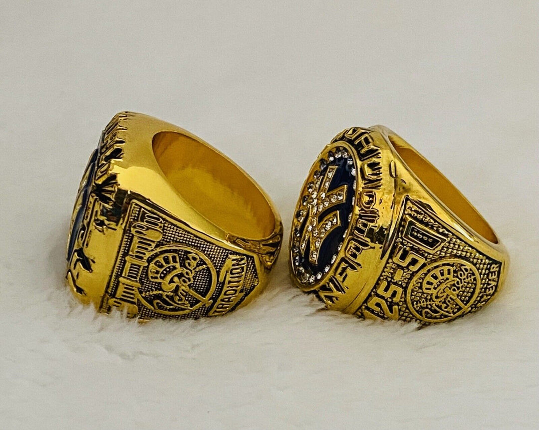 2 PCS NEW YORK Yankees World Series Champions Ring Set,  SHIP 1996/98 - EB Sports Champion's Cache