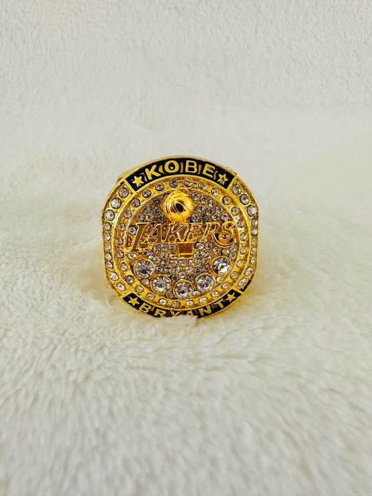 2020 LA Lakers Championship Ring W Box (Black Mamba in Memory of Kobe) - EB Sports Champion's Cache