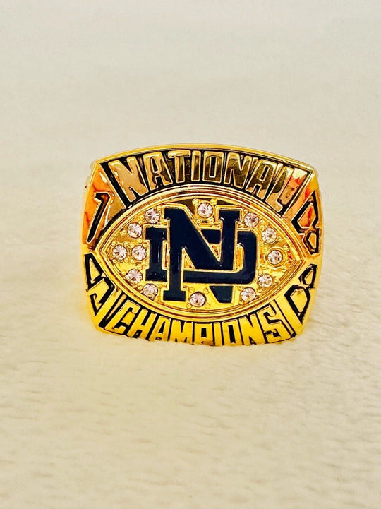 1988 Notre Dame Championship Display fan Ring, US SHIP, Holtz - EB Sports Champion's Cache