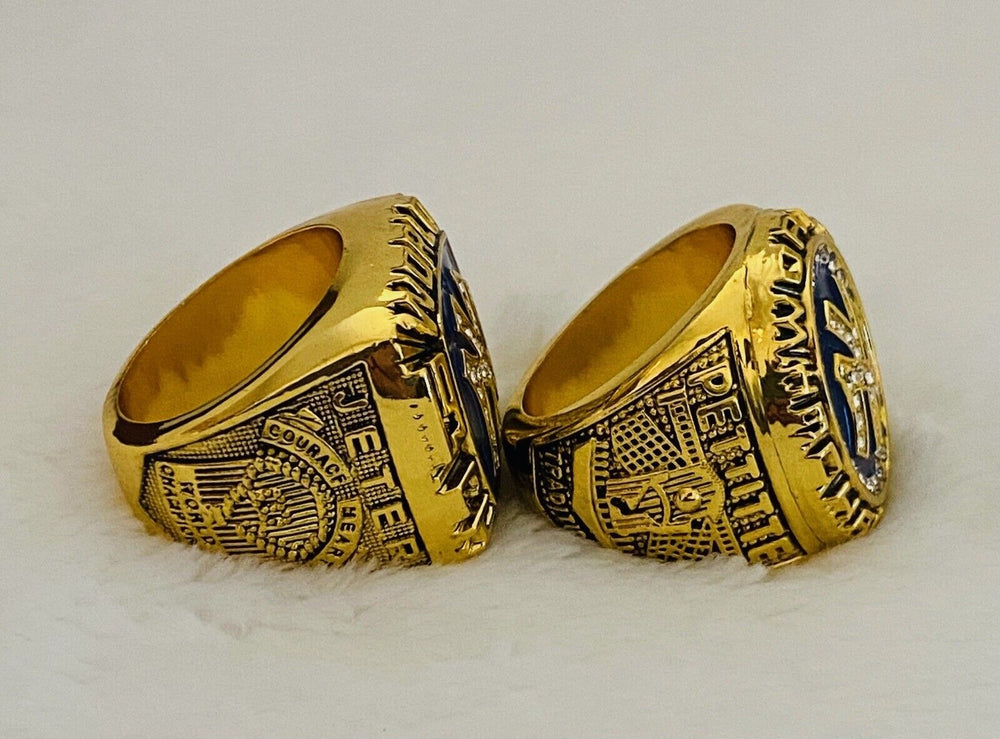 2 PCS NEW YORK Yankees World Series Champions Ring Set,  SHIP 1996/98 - EB Sports Champion's Cache