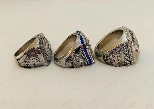 3 PCS Seattle Seahawks Silver Plated Championship Ring SET W Box, USA  SHIP - EB Sports Champion's Cache