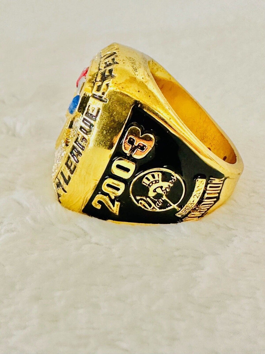 2003 NEW YORK Yankees AL Champions Replica Ring W Box,  SHIP - EB Sports Champion's Cache