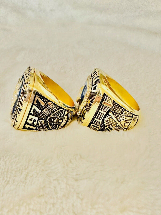 7 PCS NEW YORK Yankees World Series Champions Ring Set W Box, US SHIP 1977-2009 - EB Sports Champion's Cache