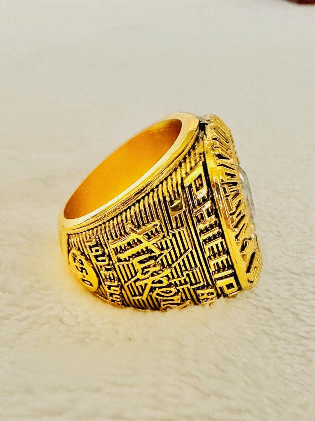 1995 Nebraska Cornhuskers 18k GP Brass Championship Ring W Box, US SHIP - EB Sports Champion's Cache