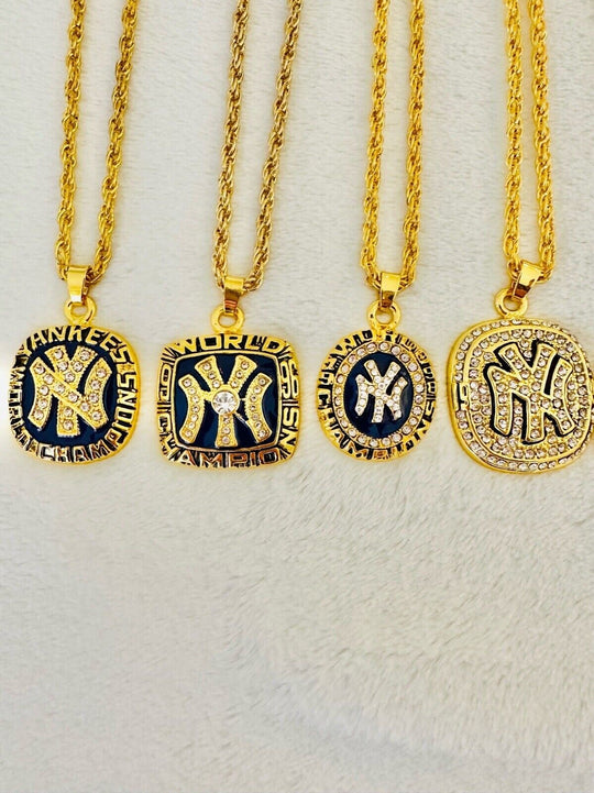 6 PCS NEW YORK Yankees World Series Championship Pendant Necklace,  SHIP - EB Sports Champion's Cache