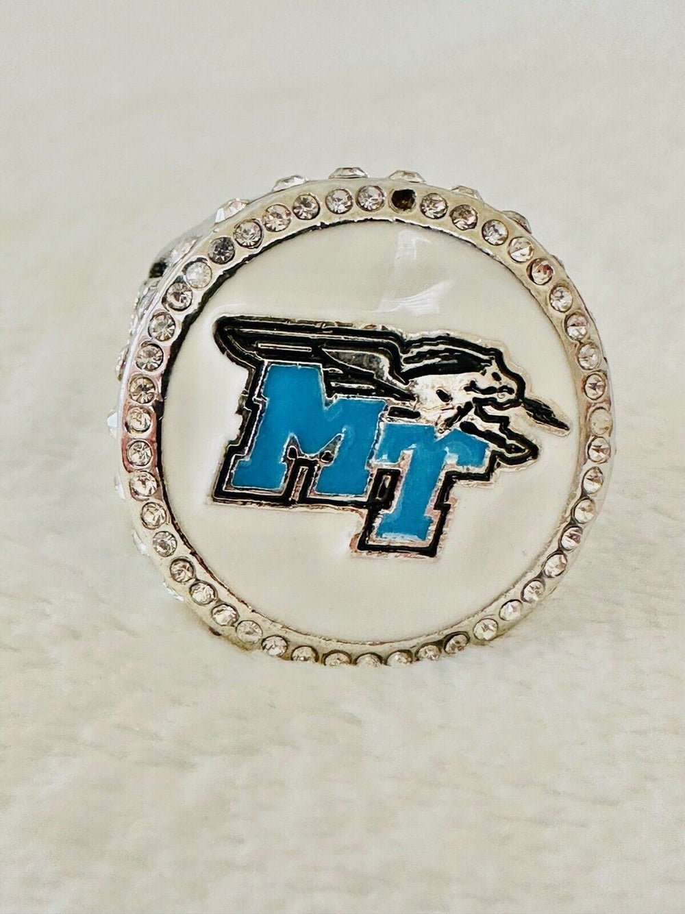 Middle Tennessee State Blue Raiders SP Brass Championship Ring W Box, US SHIP - EB Sports Champion's Cache